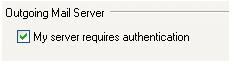 Outgoint Mail Server - My Server Requires Authentication
